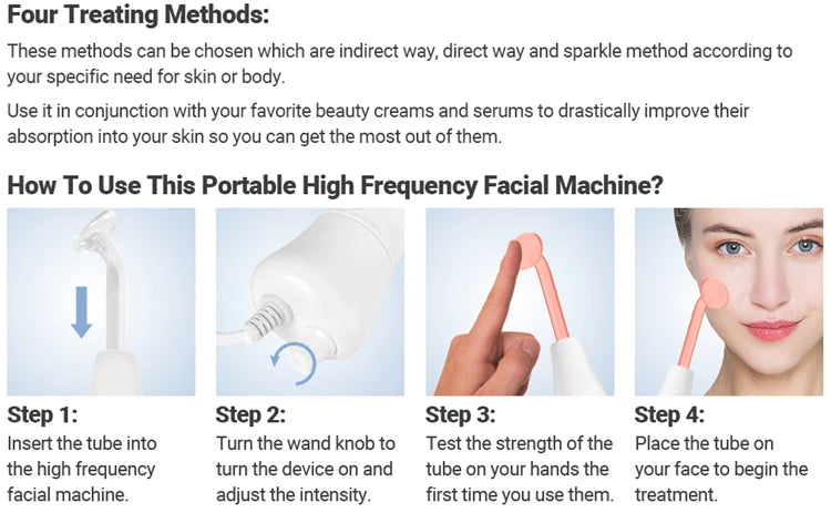 SkinSpark™ High Frequency Therapy Wand