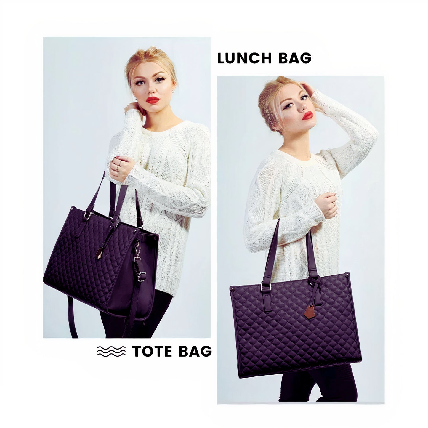 Totechic multi functional lunch tote bag for working women