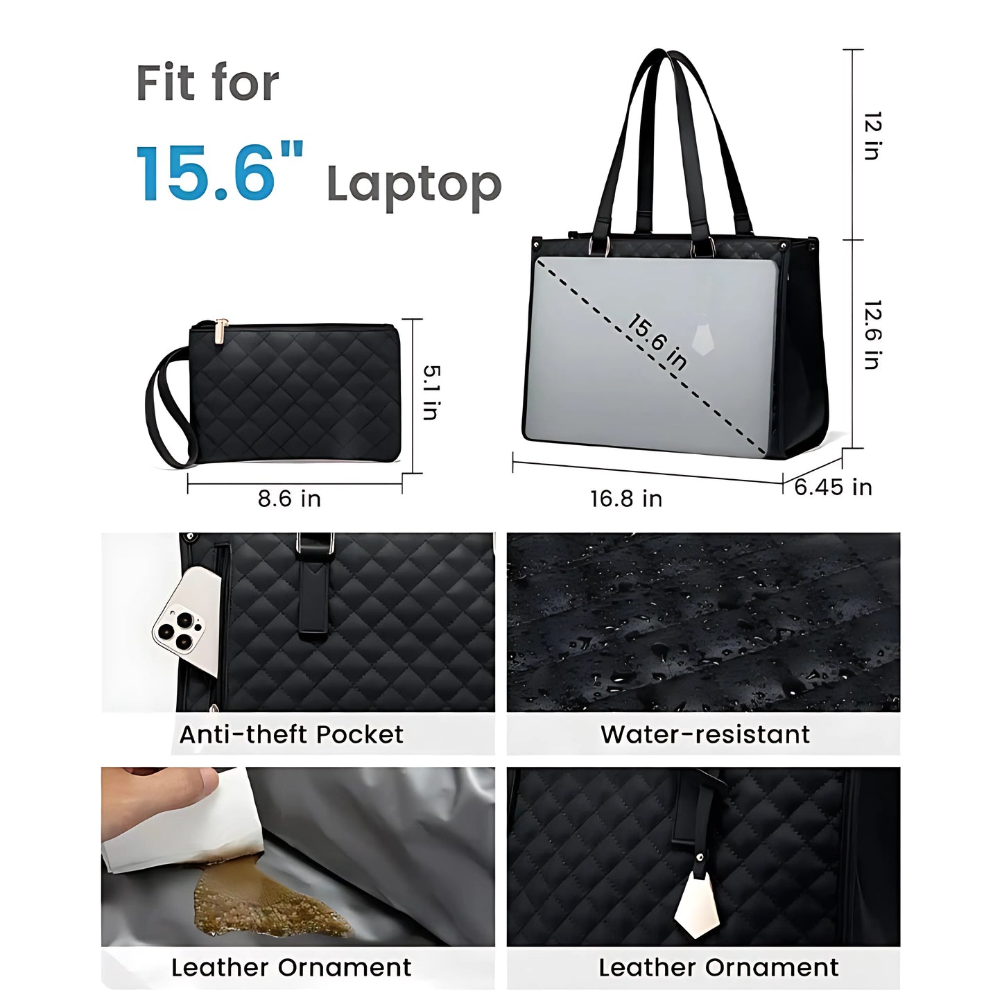 Totechic multi functional lunch tote bag for working women