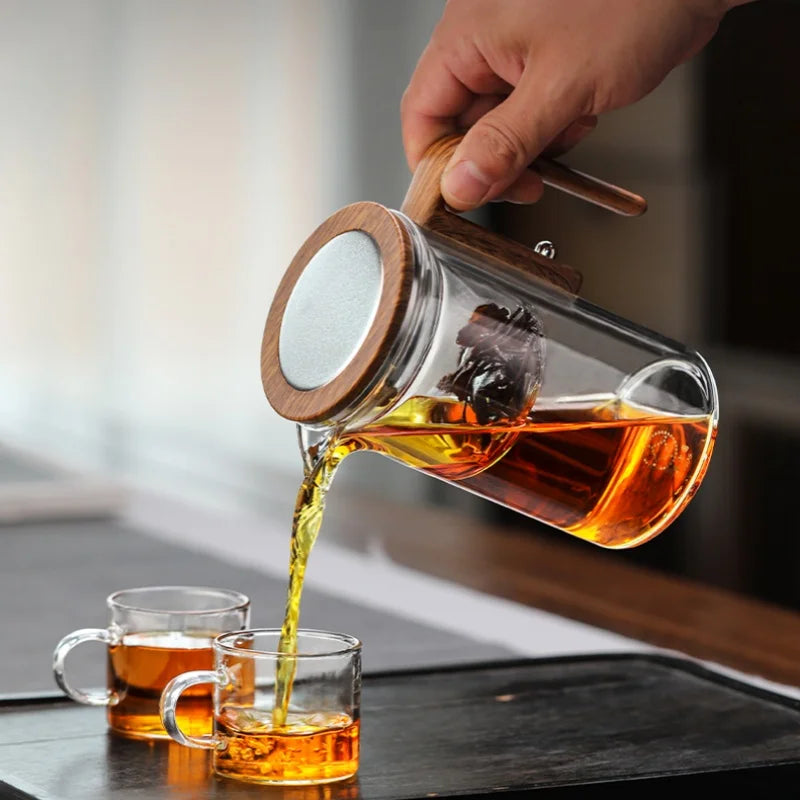 Exotic glass teapot with magnetic switch (600ml and 800 ml)