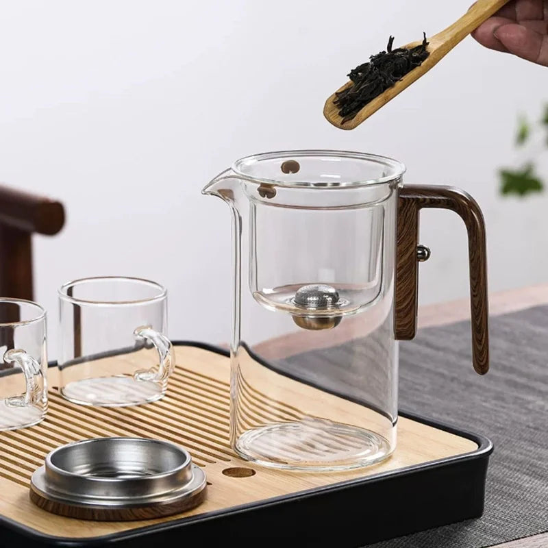 Exotic glass teapot with magnetic switch (600ml and 800 ml)